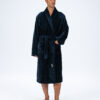 Torekov Bathrobe Dark Blue Mens