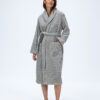 Seskarö Bathrobe Gray Women
