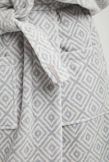 Seskarö Morgonrock Grå Dam